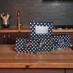 Polka Dot Sports Team Pouches
